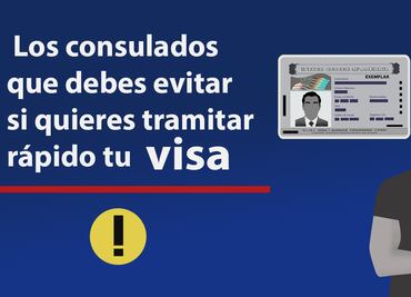 Visa americana. Los 5 consulados que debes evitar si quieres tramitarla rápido