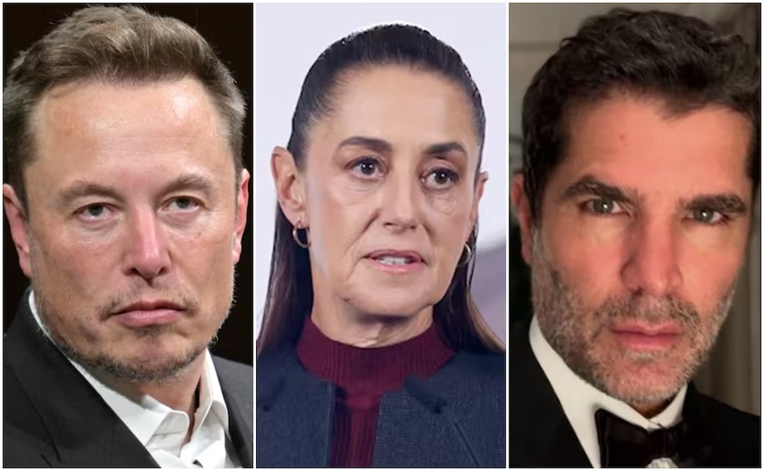 Musk acusa a Sheinbaum de obedecer al narco y Verástegui se suma al ataque