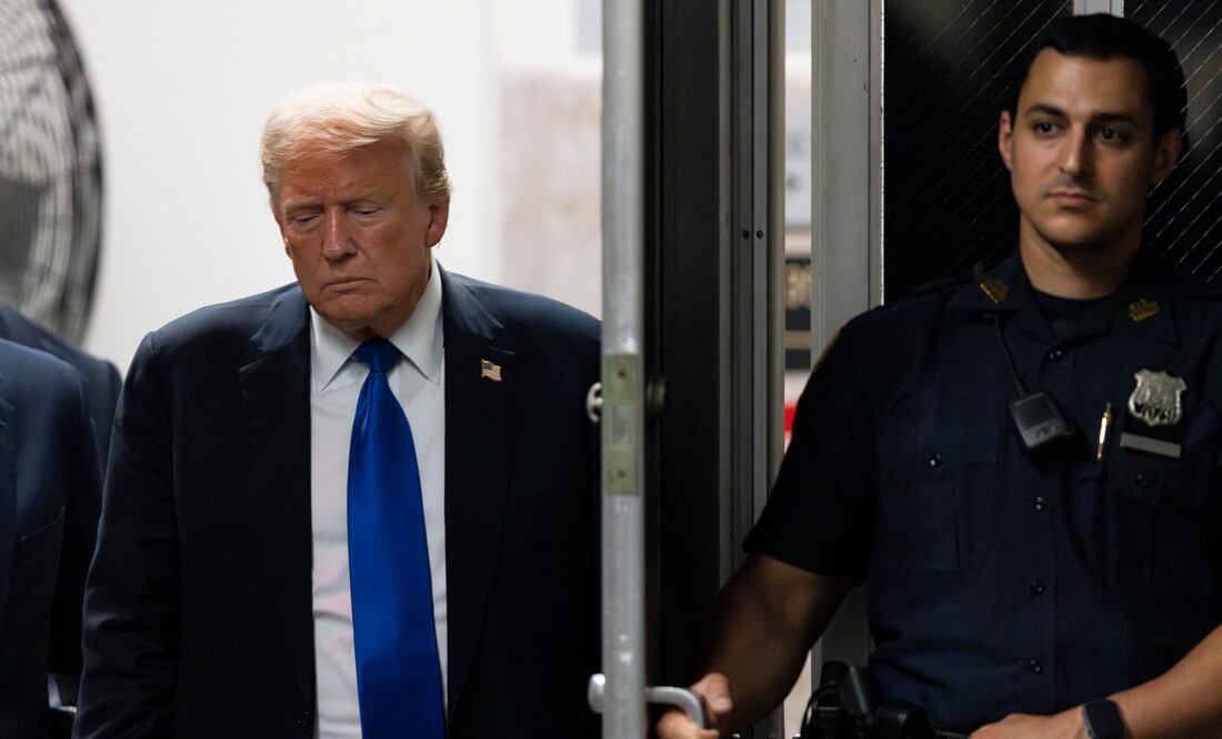 Juez de Nueva York declaró culpable a Donald Trump en el caso de Stormy Daniels. Foto: AFP