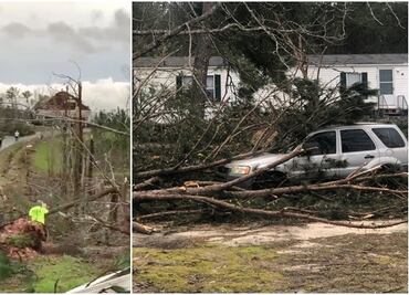 Suman 23 muertos por tornado en Alabama