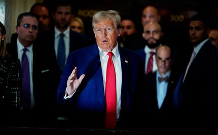 Trump reitera su inocencia en último día del juicio en su contra en Nueva York
