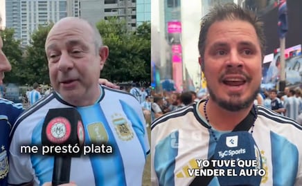 Argentinos se quedan sin dinero tras asistir a final del Mundial: “Compré el boleto con la tarjeta de mi vieja”