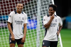 Mbappé brillará por primera vez con el Real Madrid en la final de la Supercopa de Europa