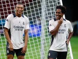 Mbappé brillará por primera vez con el Real Madrid en la final de la Supercopa de Europa