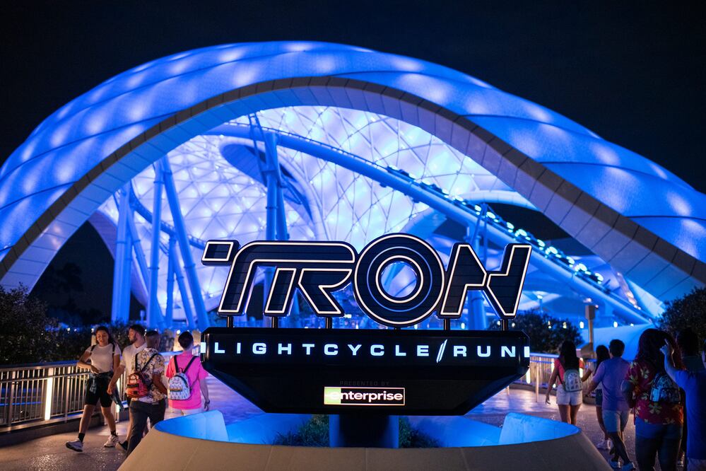 (Cortesía DISNEY) TRON Lightcycle / Run