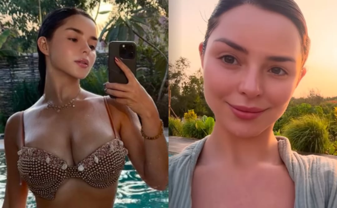 Demi Rose posa en ‘mirror selfie’ con microbikini joya antes de cumplir 30 años. Foto: Instagram