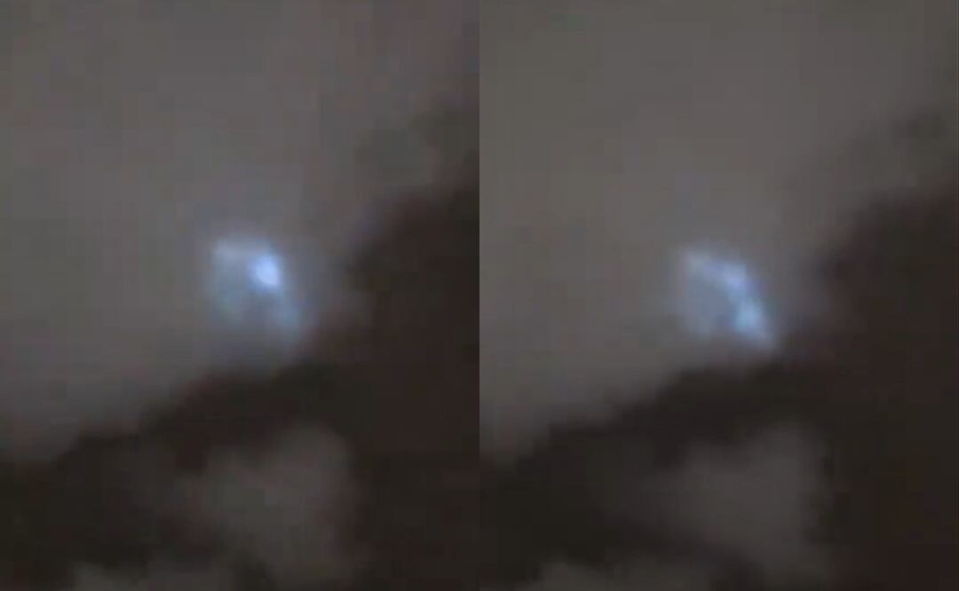 Captan supuesto ovni vigilando las costas de Tampico ante tormenta Alberto. Foto: Captura X