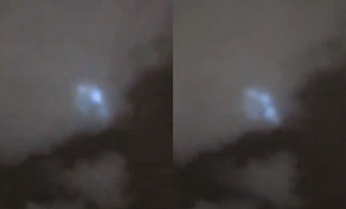 Captan supuesto ovni vigilando las costas de Tampico ante tormenta Alberto. Foto: Captura X