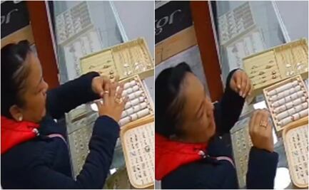 Increíble pero real: "Lady Ratona" se traga  anillo para robarlo en joyería de Toluca. VIDEO