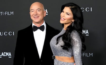 Novia de Jeff Bezos luce cintura diminuta con top nude de Kim Kardashian