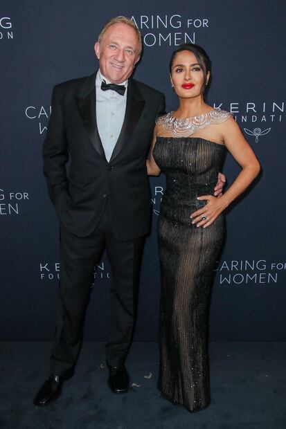 François-Henri Pinault, Salma Hayek. Photo © 2024 REX Features/Shutterstock /The Grosby Group