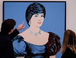 El retrato de la princesa Diana, de Andy Warhol, que se subasta por casi 3 millones de euros