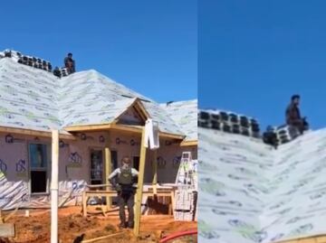 Migrante permanece 6 horas en el techo de una construcción para evitar ser detenido por ICE; “Me imagino todo lo que habló con Dios”