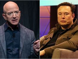 Elon Musk y Jeff Bezos en duelo de palabras por proyectos espaciales