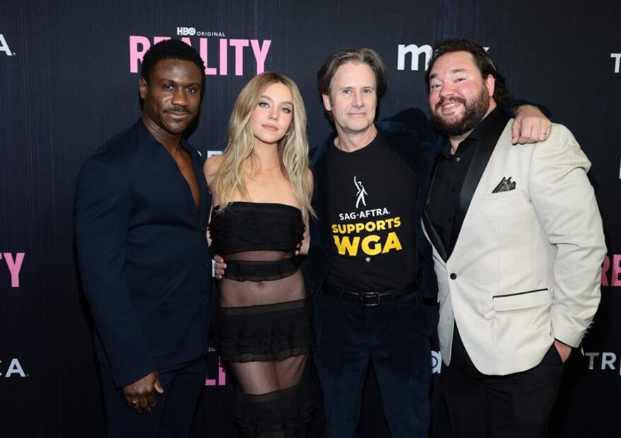Sydney Sweeney protagoniza la nueva película de HBO ‘Reality’. Foto: AFP