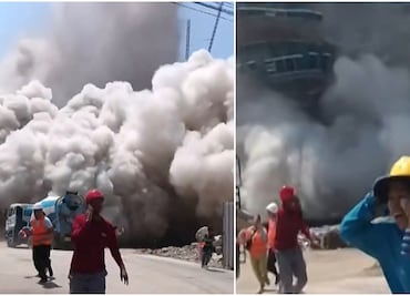 Terremoto en Myanmar y Tailandia. Impactantes VIDEOS del sismo de 7.7 que habría dejado miles de muertos