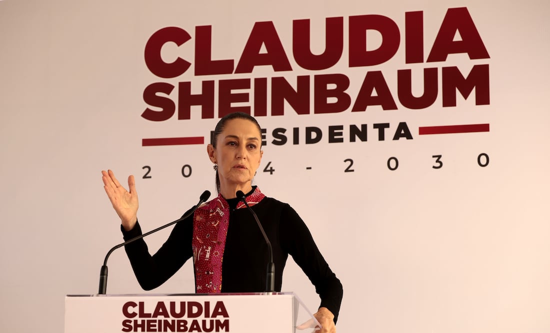 Claudia Sheinbaum defiende que el Ejército no confronte "con violencia" al Cartel de Sinaloa. EFE/José Méndez