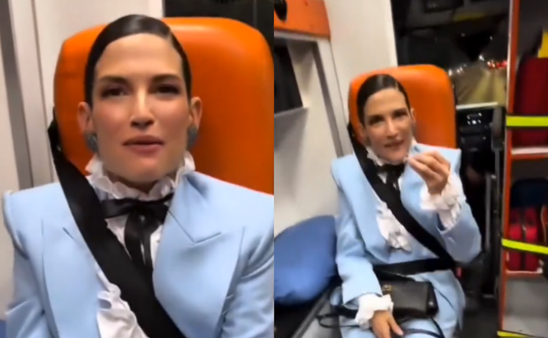 Natalia Jiménez se vuelve viral por usar ambulancia para llegar a fiesta de Carlos Rivera. ¿Es ilegal? ¿Enfrentaría sanciones? Foto: TikTok
