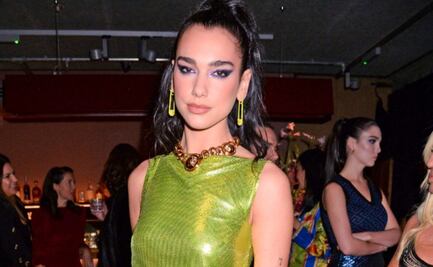 Dua Lipa luce figura ‘irreal’ con microbikini verde neón 