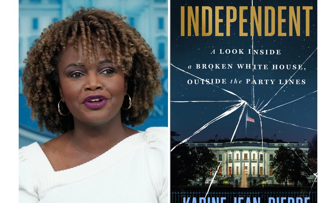 Portavoz de Biden renuncia al Partido Demócrata y denuncia "traición" (AP Photo/left, and Grand Central Publishing via AP)