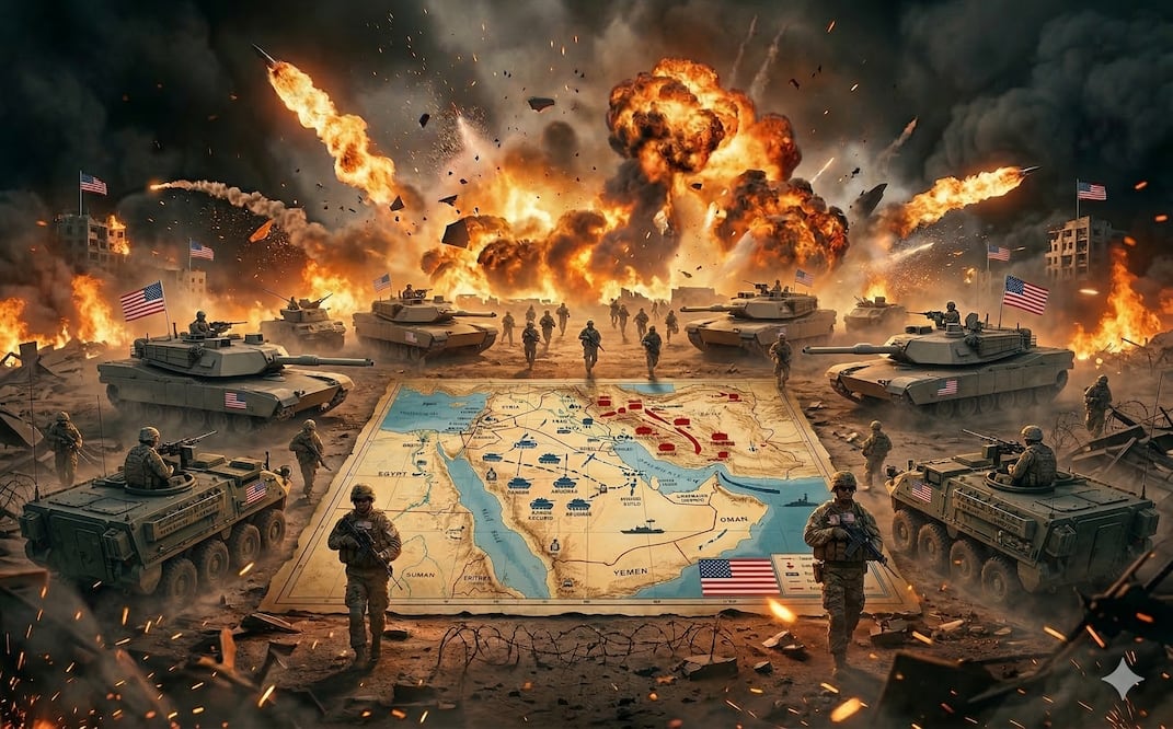 “Sería un nuevo Vietnam”: experto alerta que plan de Trump implicaría reclutar miles de jóvenes de EU para guerra en Irán. Foto: IA