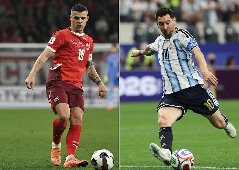 ¿Quién ganará el Argentina vs Suiza? Esta es la predicción de la IA para el partido. Foto: (Photo by Fabrice COFFRINI and Aric BECKER / AFP)