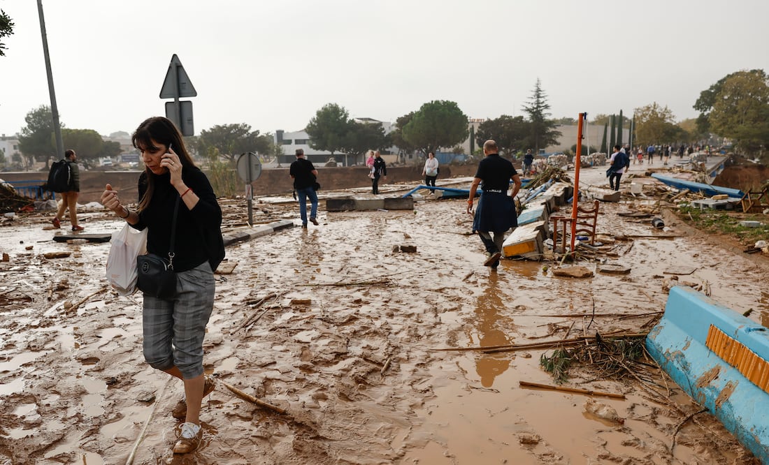 ¿Qué es la DANA, el fenómeno meteorológico que está devastando España? Foto: EFE
