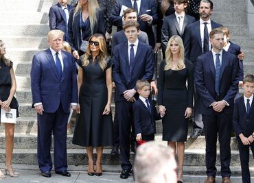 Así despidió la familia Trump a Ivana en funeral en Nueva York