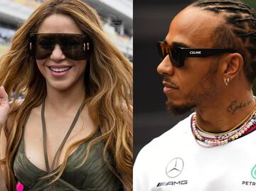 ¡Qué sonrisas! Shakira y Lewis Hamilton avivan los rumores de romance con esta foto juntos