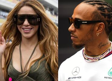 ¡Qué sonrisas! Shakira y Lewis Hamilton avivan los rumores de romance con esta foto juntos