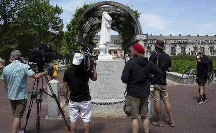 Retiran estatua de Colón por ser "símbolo de opresión y supremacía blanca"