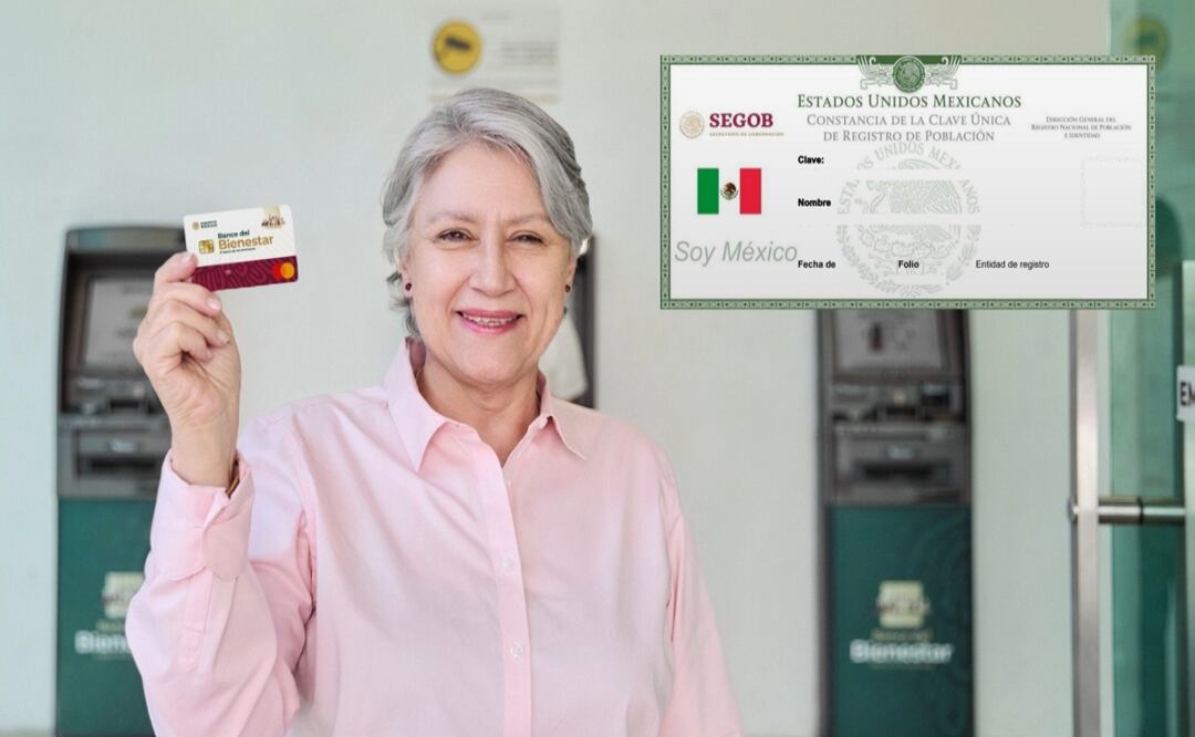 Pensión Bienestar 2025: ¿es necesario tramitar CURP biométrica para cobrar el apoyo? Foto: Banco del Bienestar / RENAPO