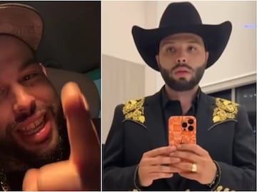 "¡Ya bájale Leonardo, yo sé que eres bien miedoso!", así reacciona Emiliano Aguilar tras burlas de su hermano en un concierto