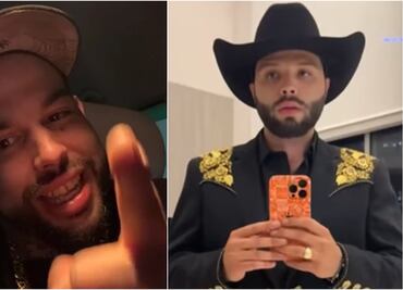 "¡Ya bájale Leonardo, yo sé que eres bien miedoso!", así reacciona Emiliano Aguilar tras burlas de su hermano en un concierto