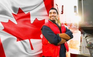 Canadá tiene trabajo para conductor de camiones mexicano con primaria; sin francés ni inglés
