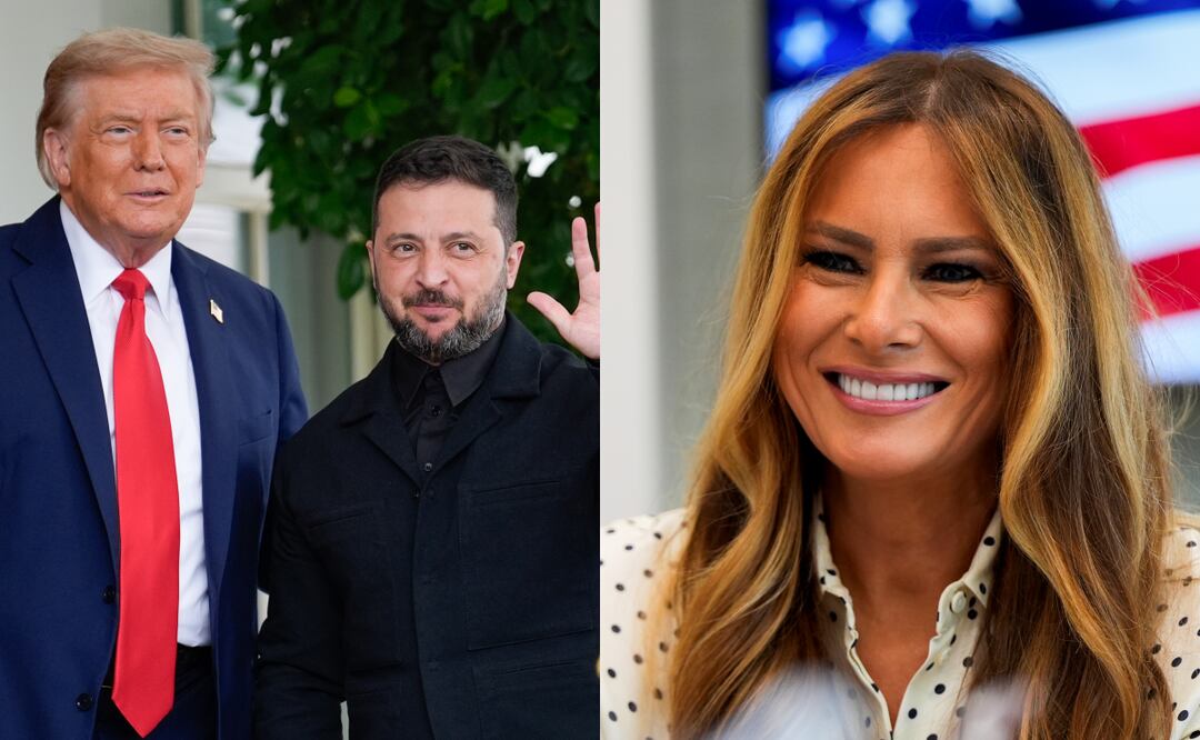 Zelenski agradece a Melania Trump por enviar carta a Putin sobre niños ucranianos. Foto: EFE/AP
