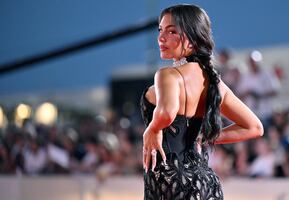 Georgina Rodríguez presume figura de impacto con ajustado vestido negro en Nueva York