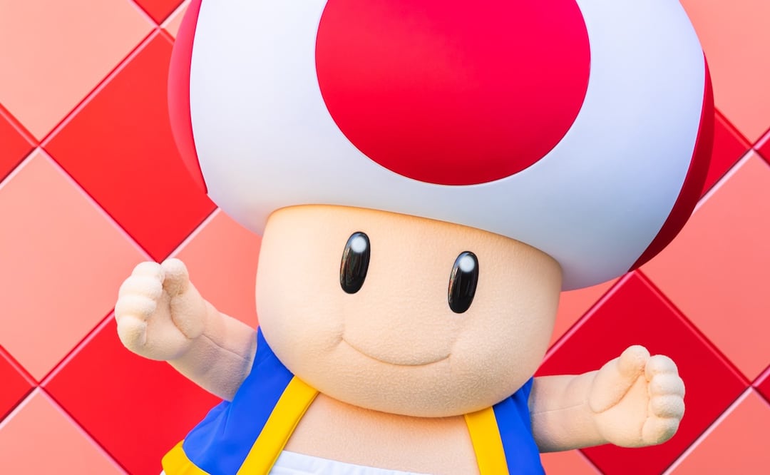 SUPER NINTENDO WORLD en Universal Studios Hollywood le da la bienvenida a Toad. Foto: Cortesía Universal Studios Hollywood