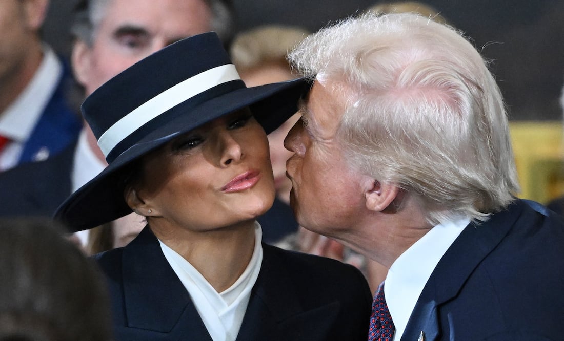 Donald Trump conmemora dos décadas de matrimonio con Melania con mensajes y fotos. (Saul Loeb/Pool photo via AP)