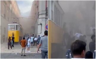Tragedia en Lisboa: descarrila funicular turístico y deja al menos 20 víctimas. VIDEO