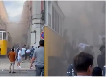 Tragedia en Lisboa: descarrila funicular turístico y deja al menos 20 víctimas. VIDEO