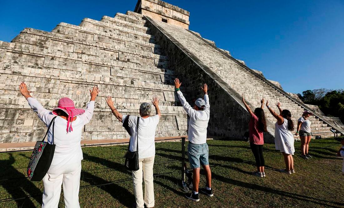 Equinoccio de primavera en Chichén-Itzá. Foto: AFP