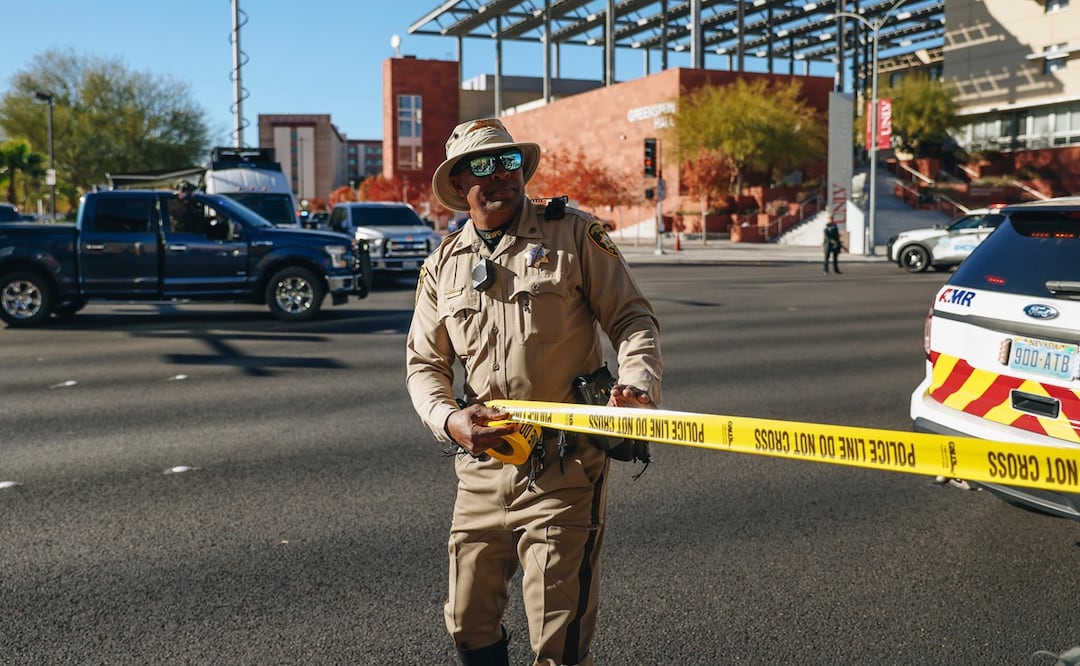 Tres muertos y un herido grave en tiroteo en universidad de Las Vegas. Foto: AP