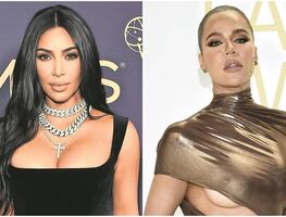 Khloé y Kim Kardashian se lucen como diosas con diminutos tops