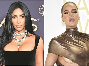 Khloé y Kim Kardashian se lucen como diosas con diminutos tops