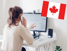 Trabajo remoto en Canadá: El empleo con el que ganarás hasta 27.51 dólares por hora