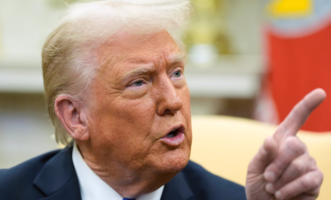 Trump: disturbios en Los Ángeles buscan "prolongar la invasión extranjera" en Estados Unidos. Foto: AP