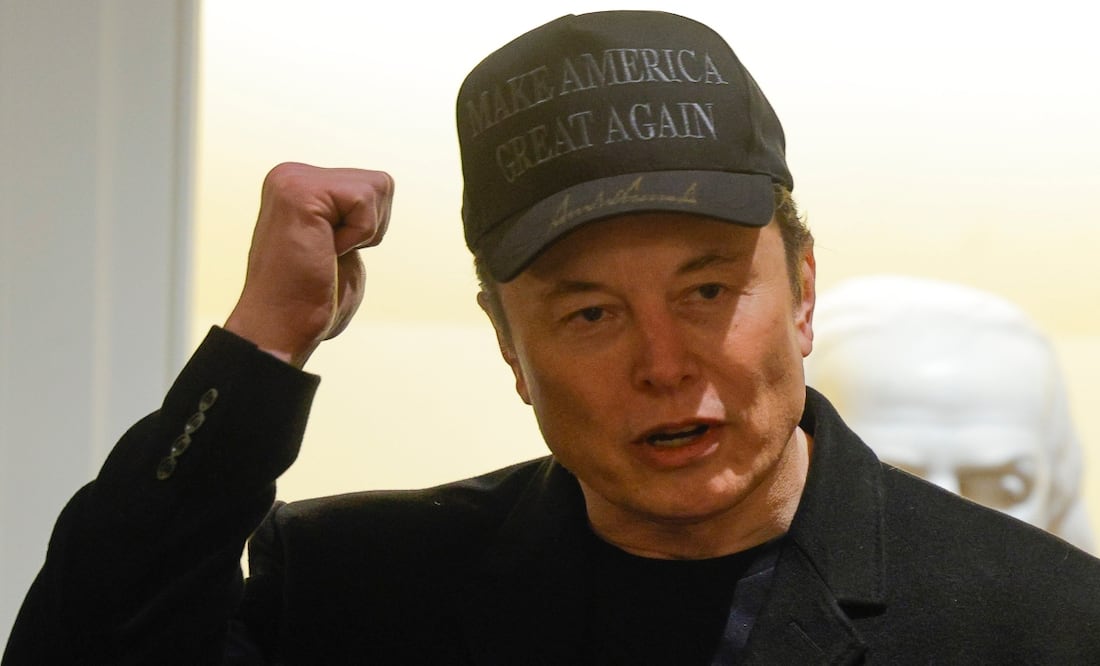 Trump firma una orden ejecutiva que da más poder a Elon Musk para recortar el gasto público. Foto: AP