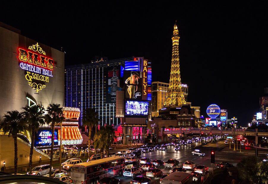 10. Las Vegas, Nevada. (Foto: Pixabay) 