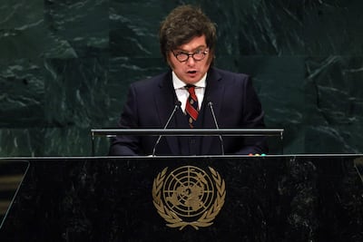Milei arremete contra la ONU: la llama “inútil” y cuestiona su papel en Malvinas